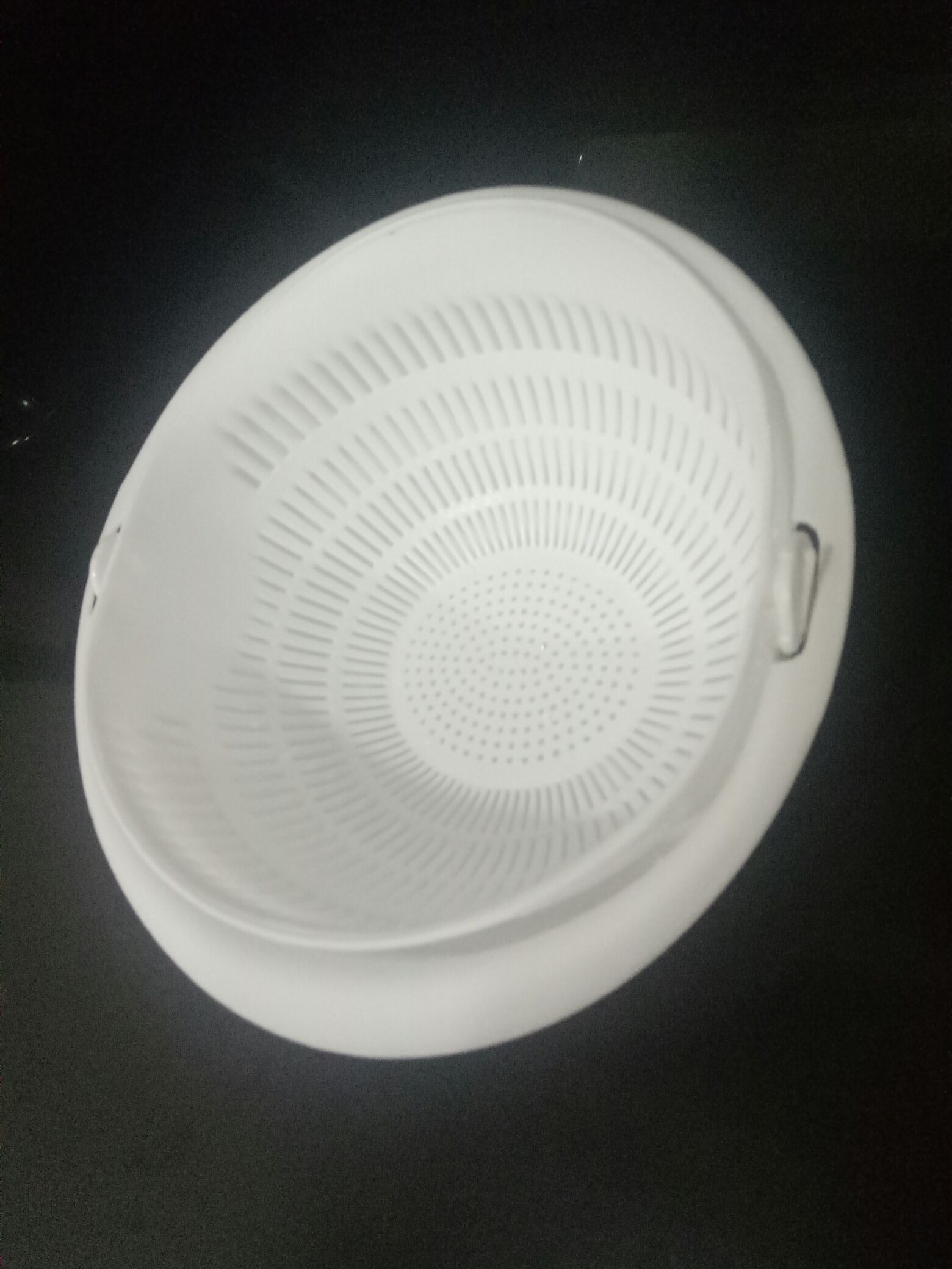 Baskom Saringan Sayur Buah Asy 2 Layer Drain Basket Bowl Kitchen Strainer