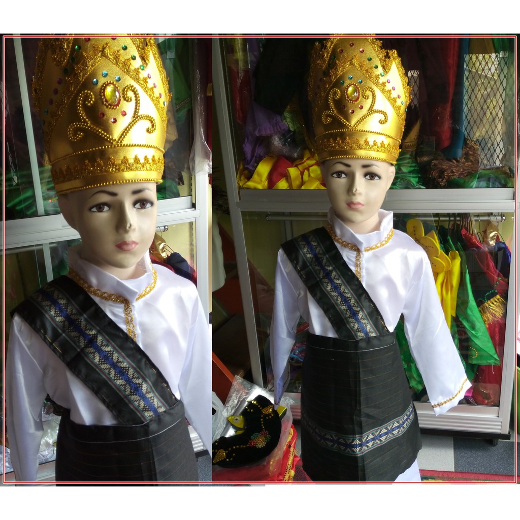 Lampung PAUD TK Pria Baju Adat Daerah Karnaval Kostum Lampung PAUD TK Pria Baju Adat Daerah Karnaval Kostum