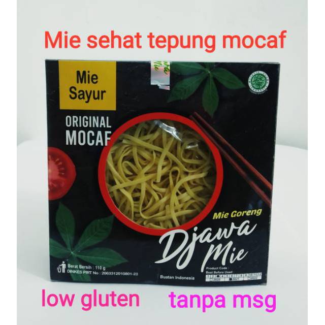 

Djawamie Mie sehat Djawa mie pedas original.