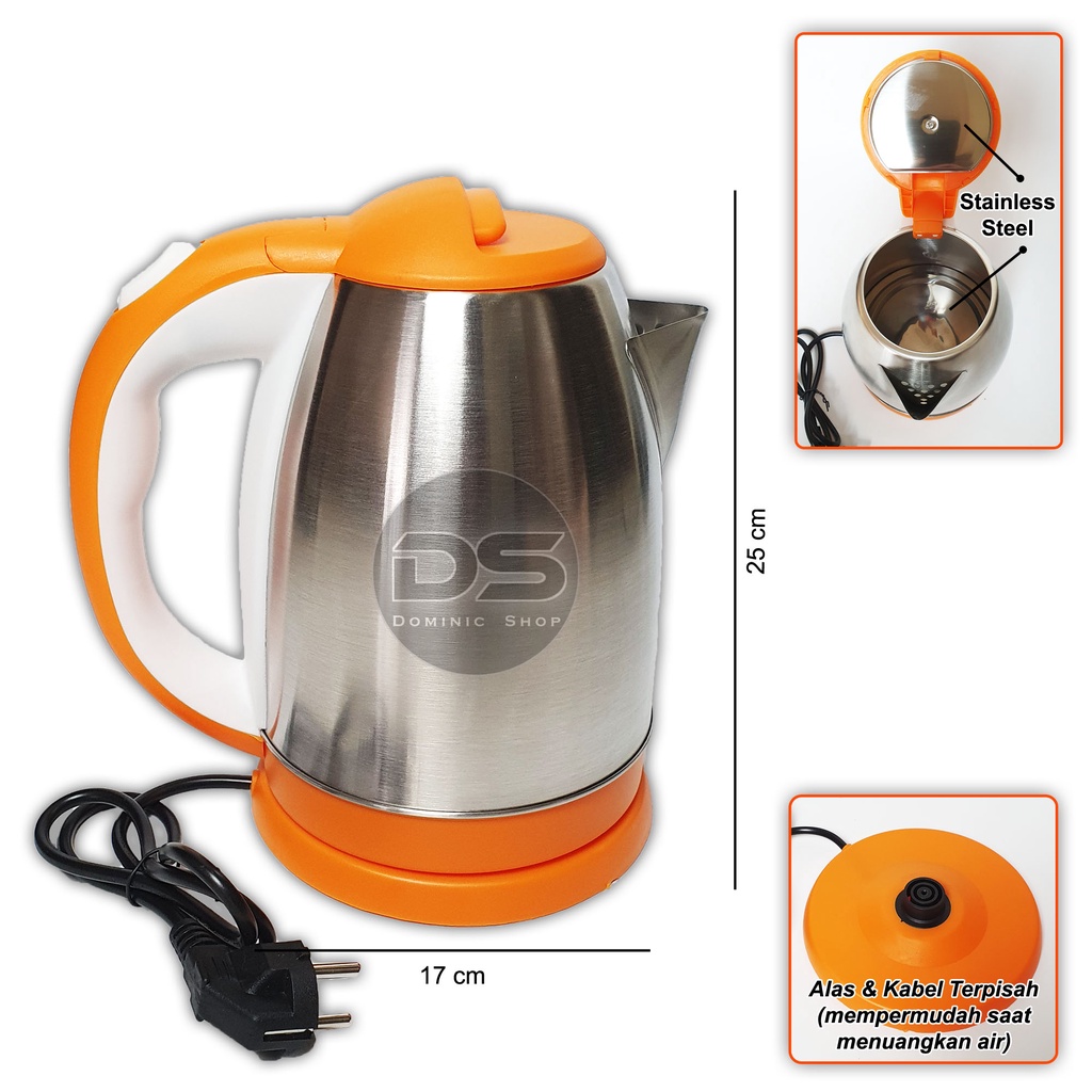 Teko Listrik Advance 1.8 Liter AK-181 / Kettle Listrik / Electric Kettle