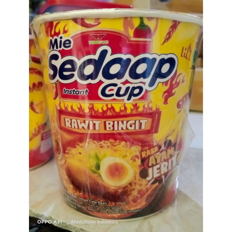 

baru,mie sedaap cup rawit bingit rasa ayam jerit