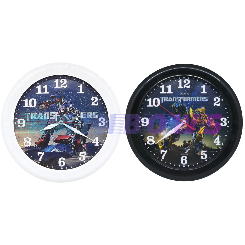 Jam Dinding Ogana (8888) - Robot Transformer (Quartz)
