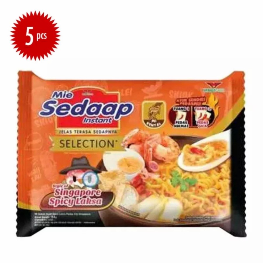 

MIE SEDAAP Singapore Spicy Laksa 83g (5pcs)