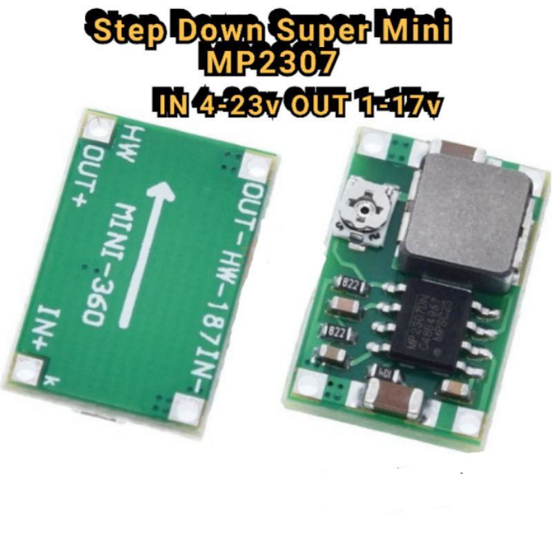 Step Down Super Mini 360 MP2307 DC Buck Regulator LM2596 Kecil STEP DOWN MINI