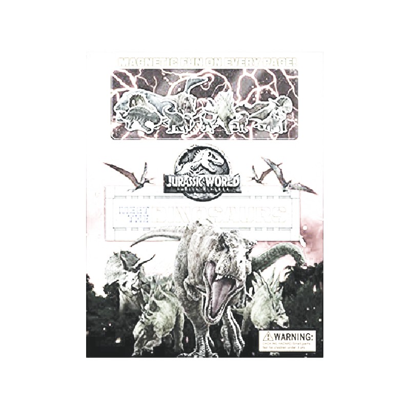 Jurassic World: Fallen Kingdom Magnetic Hardcover: Meet the  - 9780794441951 - Buku Ori Periplus