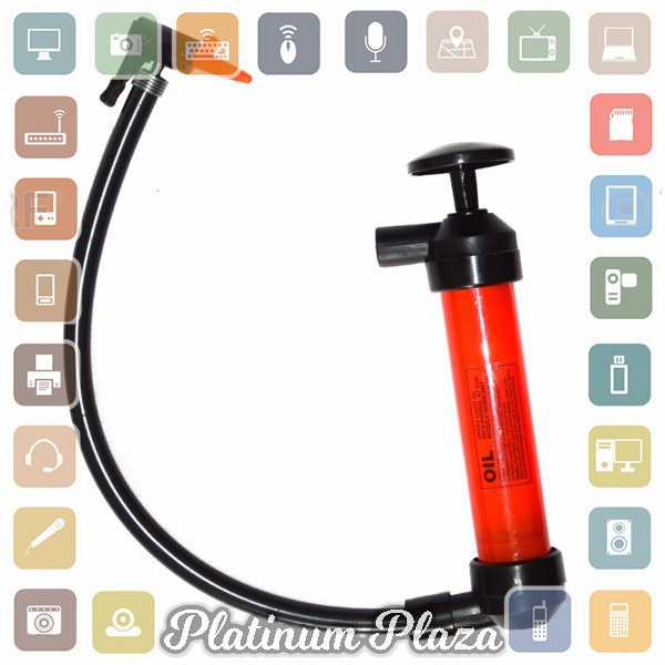 Siphon Pompa Tangan Transfer Oli Bensin Mobil Oil Extractor Sucker Pump - NC01 - Red`28IH9T-