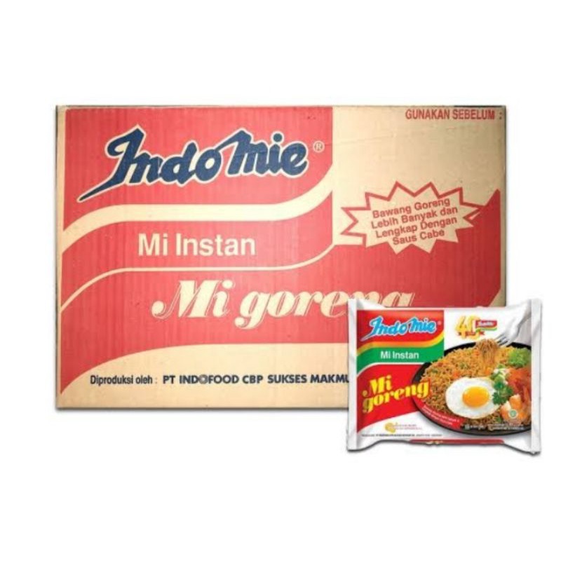 

INDOMIE MIE GORENG / MIE INSTAN , Indomie mie goreng 1 dus isi 40 bungkus,