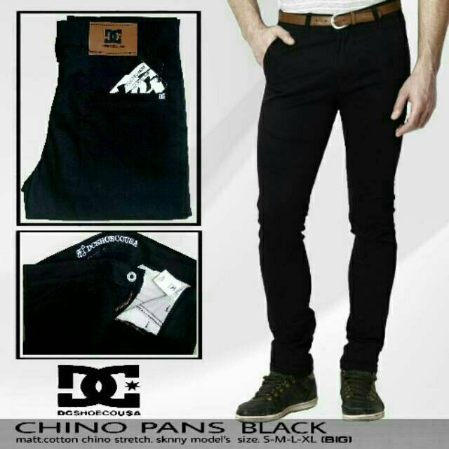 Celana Panjang Jeans Street Distro DC Hitam Murah