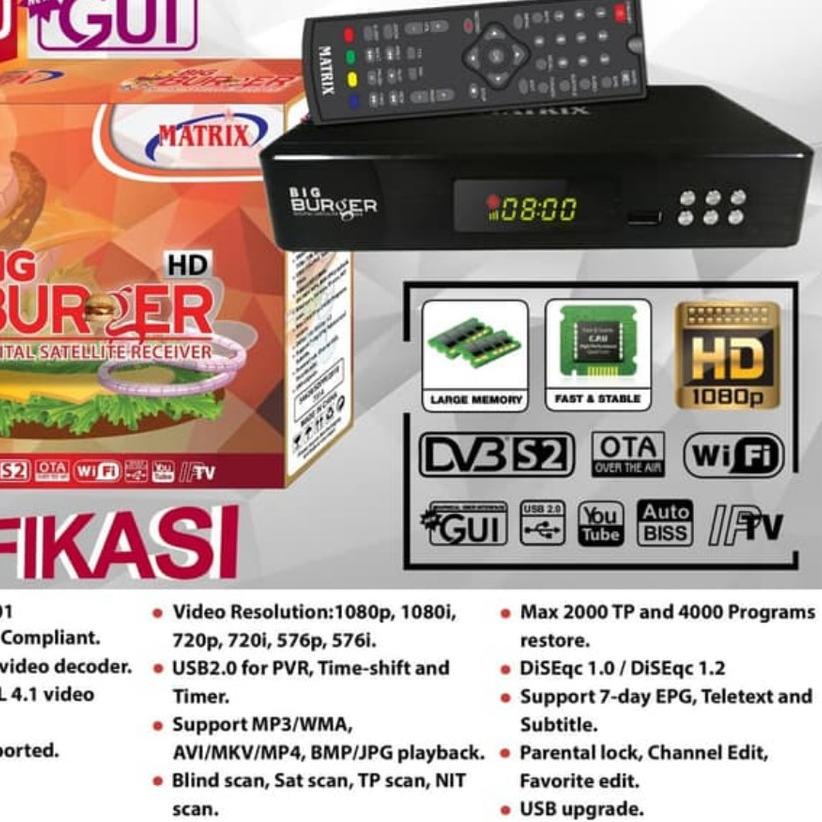 ❁ Receiver matrix parabola big burger hd mpeg4 ♢
