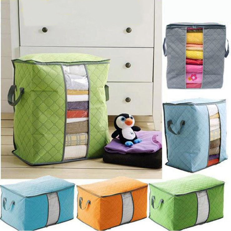 Tas Bed Cover Selimut Baju Jumbo / Storage Box Organizer Serbaguna