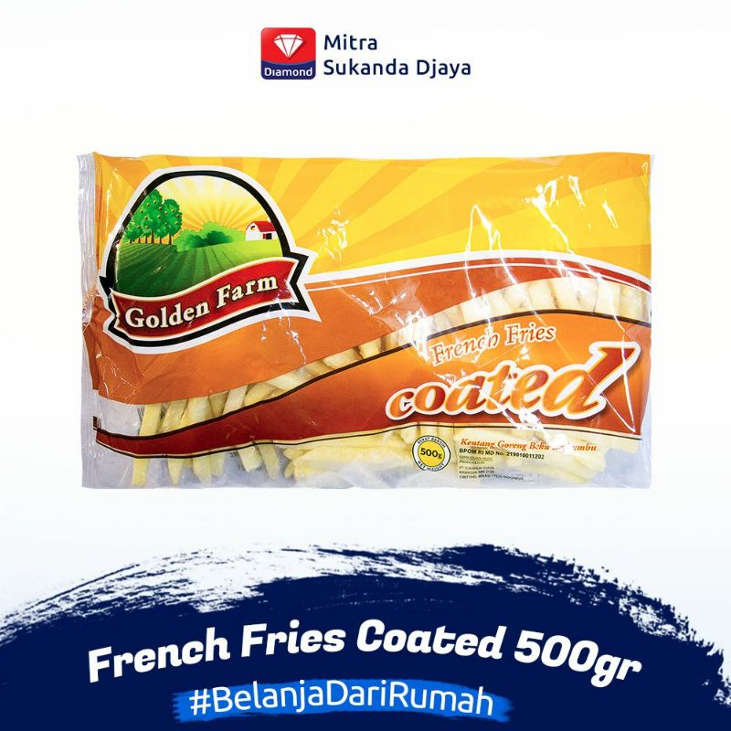

GOLDEN FARM French Fries Coated 500gr