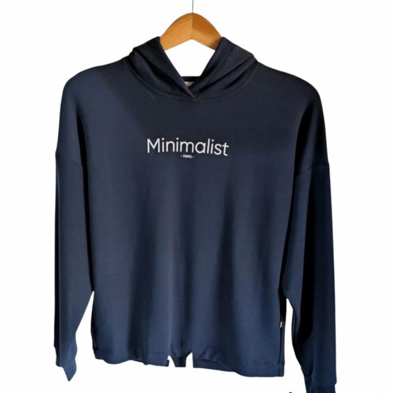 Hoodie Famo Original - maroon, navy