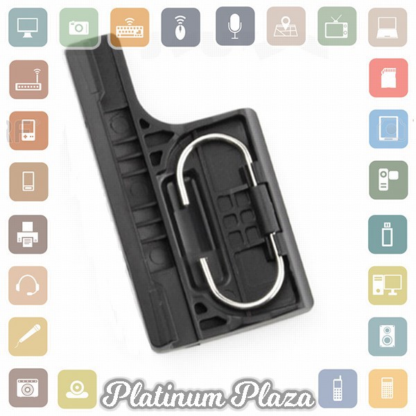 Plastic Lock Buckle Clip for Waterproof Case GoPro Hero 3/4 - Black`E4DX6T-