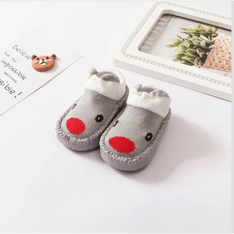 babyfit SUPER PROMO CUTE moccasins sepatu kaos kaki anak dengan antislip import 829r pws