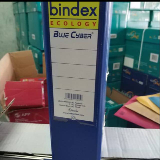 

Ag ORDNER BINDEX BAMBI FOLIO ECOLOGY BLUE CYBER
