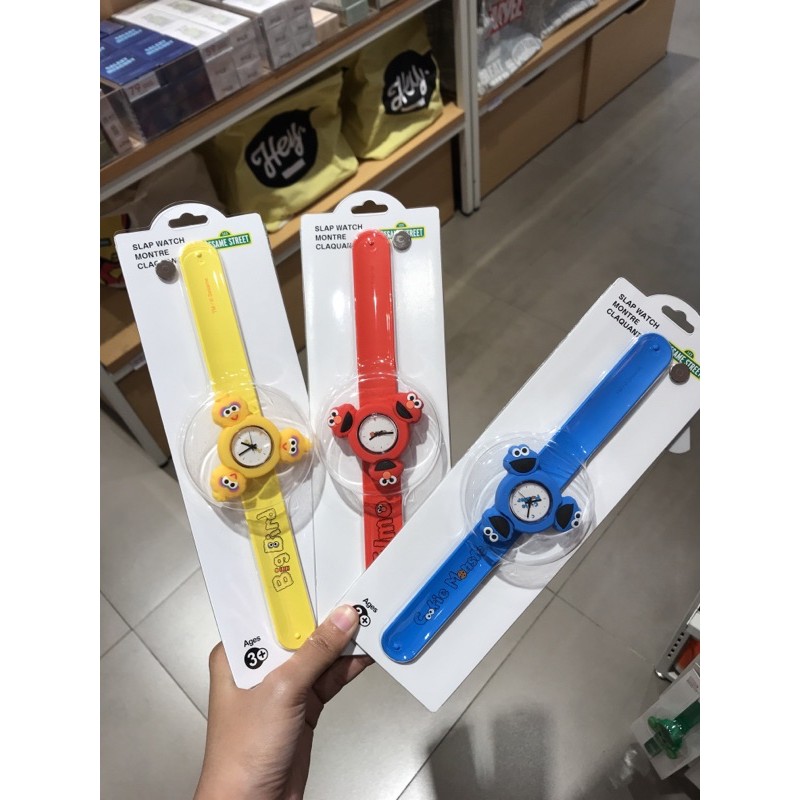 SESAME STREET CHILDRENS ROTATING SLAP WATCH MINISO || JAM TANGAN ANAK MINISO