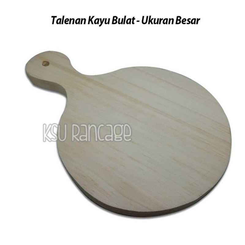 Talenan Kayu Bulat - Ukuran Besar