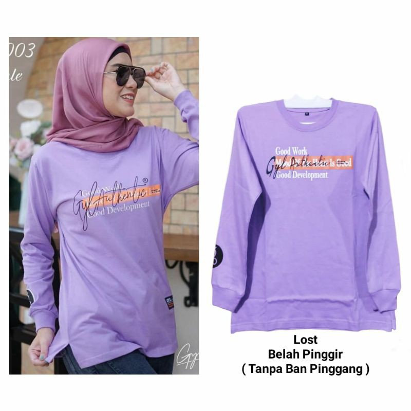 SWEATER GYL [ MURAH ]/KAOS LENGAN PANJANG/ATASAN MURAH/TANPA BAN PINGGANG