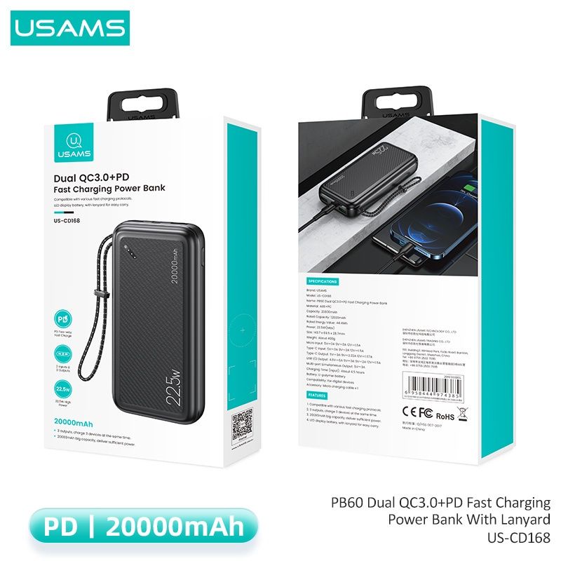 USAMS OFFICIAL ORIGINAL YX008 SPEAKER BLUETOOTH TRUE WIRELESS STEREO