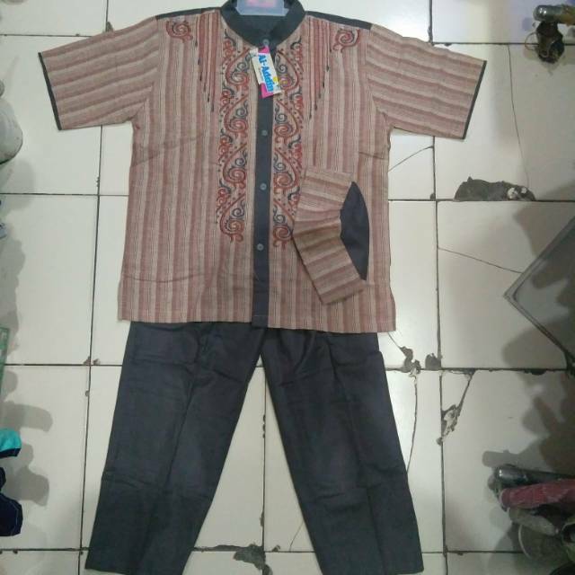 Setelan koko Baju  koko anak  umur  5 11  tahun  Shopee 