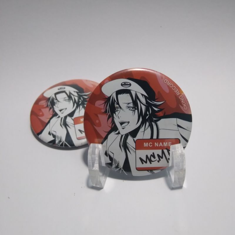 badge pin 5cm yamada jiro hypnosis mic buster bross