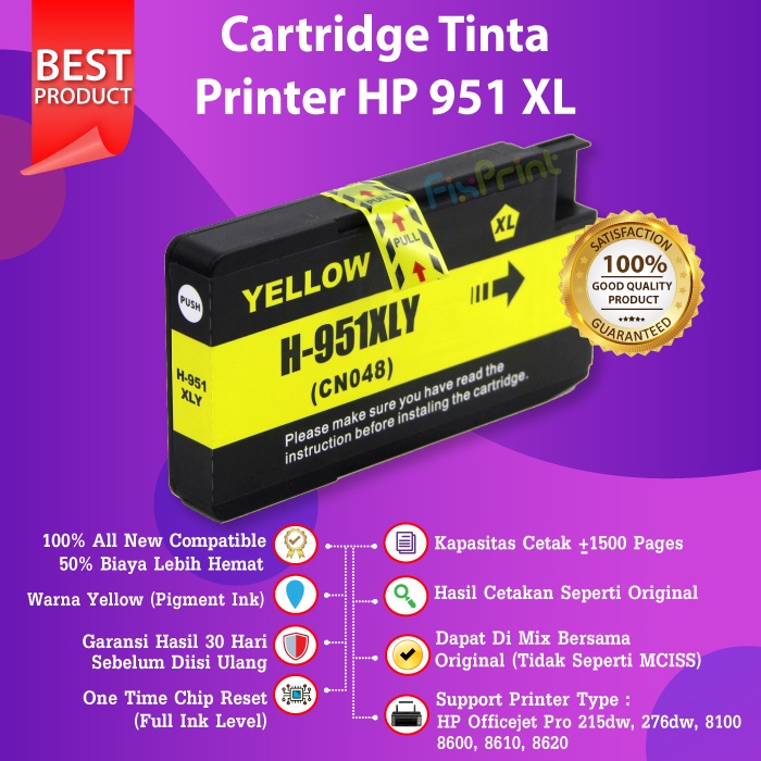 Ink Cartridge Compatible 950 951 XL 950XL 951XL HP 8100 8600 8610 8620