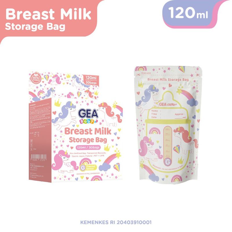 GEA breast milk 120ML | Kantong asi || GEA kantong asi Safari