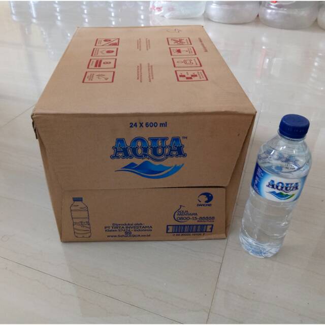 Jual Air Mineral Aqua 600ml Indonesiashopee Indonesia 0842