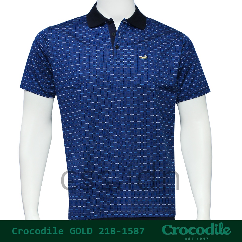 Kaos Kerah Pria Crocodile Gold 218-1587