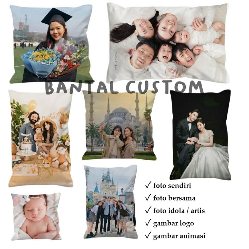 kado wisuda bantal coustom foto hadiah wisuda,ulang tahun