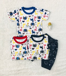  BAJU  SETELAN ANAK  LAKI LAKI USIA  6 24 BULAN  GAMBAR Gajah 