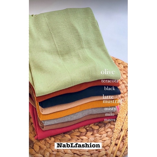 Basic kulot knit untuk anak usia 3-9 tahun