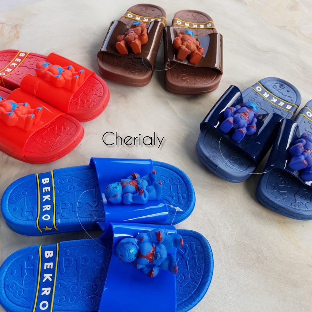 Sandal Anak Cowo Kokop Robot Karet Import Jelly Laki Laki KOKOP ROBOT ANAK