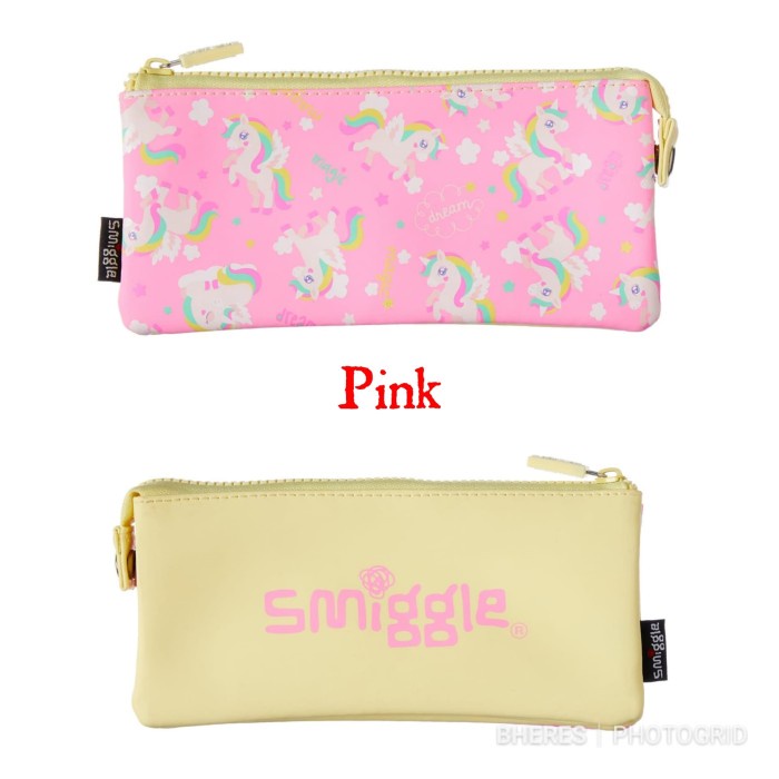 

Bagus Smiggle Bam Triple Pocket Pencil Case - Tempat Pensil Smiggle Berkualitas