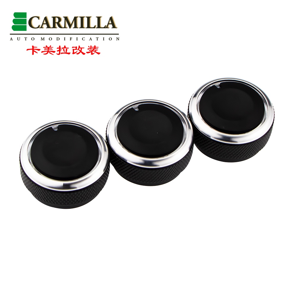 3pcs / set Tombol Knob Kontrol Panas AC Bahan Aluminum Alloy Untuk Kia Rio