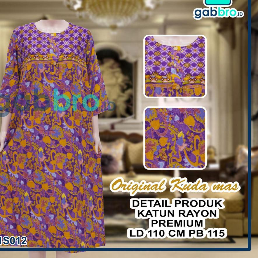 Terbaru GABBRO | DASTER SARWENDAH KUDA MAS BATIK LENGAN MODERN [ASLI] . . .