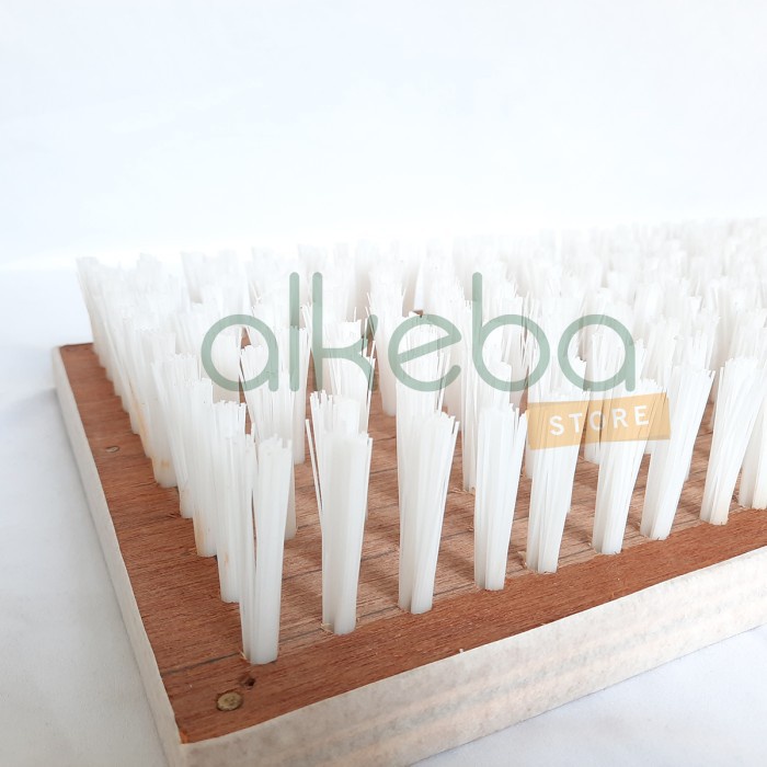 Sikat Eskalator 30 x 60 cm / Sikat Eskalator Nylon Kayu