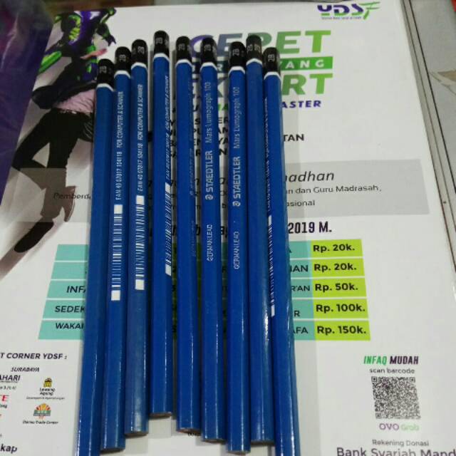 

Pensil Staedtler 2b ( ORI / ASLI 100 % )