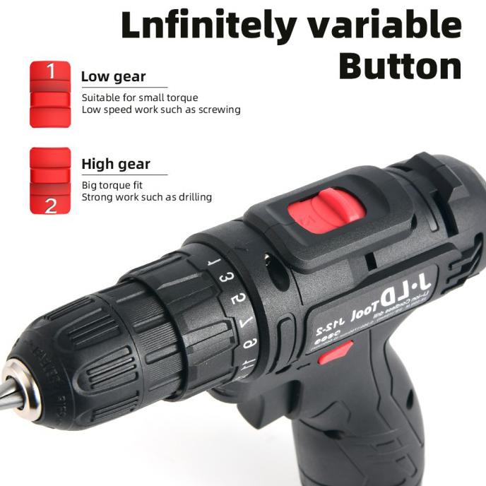 -READY- CORDLESS DRILL 12V - MESIN BOR CORDLESS - CORDLESS 12S JLD TOOLS