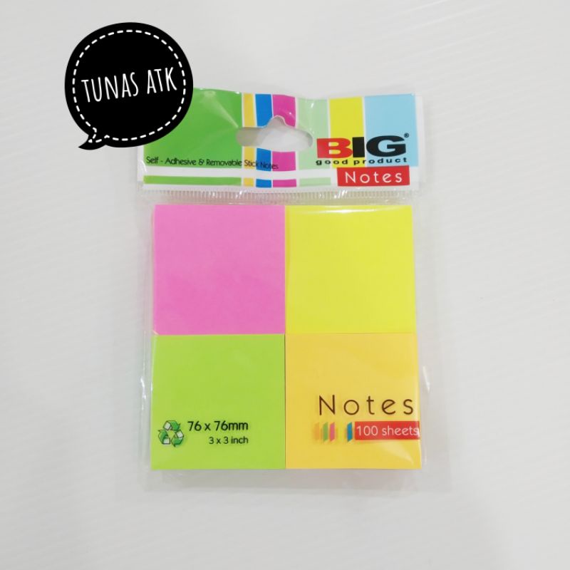 

BIG STICK NOTE 4 COLOR SN 7676 4W