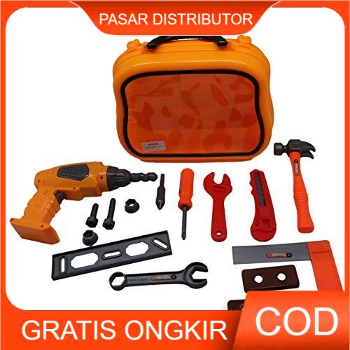 Mainan Anak Ez Tool Box Tools Set Mainan Edukasi Anak Tools Koper Mika Mainan Anak