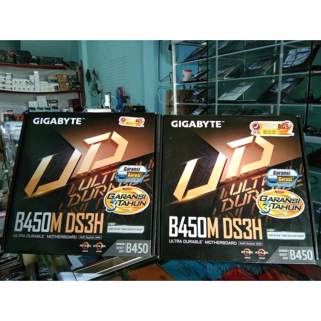 Motherboard Gigabyte B450M DS3H Socket AM4