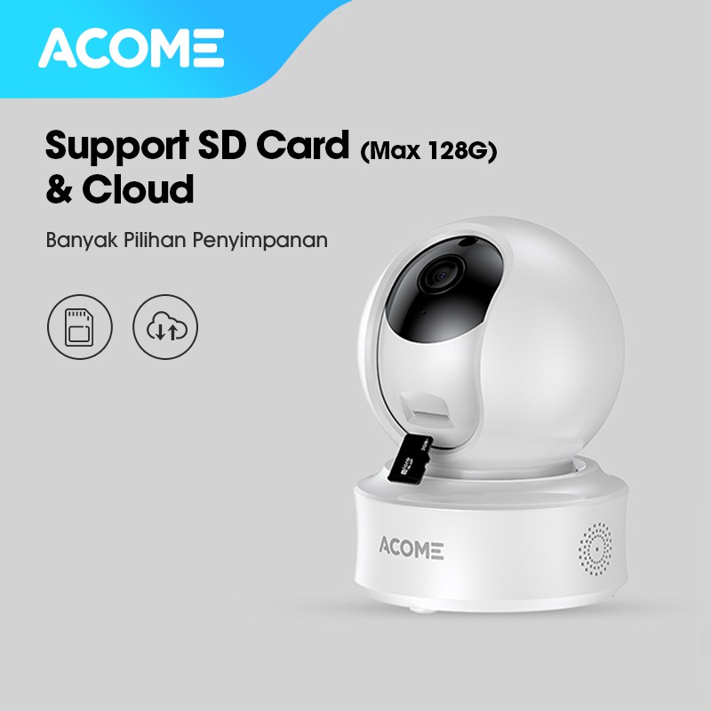 B_  CCTV ACOME FULL HD 1080P No Blind Spot Audio 2 Arah Dalam Ruang APC03