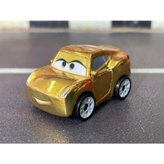 Disney Pixar Cars Mini Racers Cruz Ramirez Metallic - 4 cm