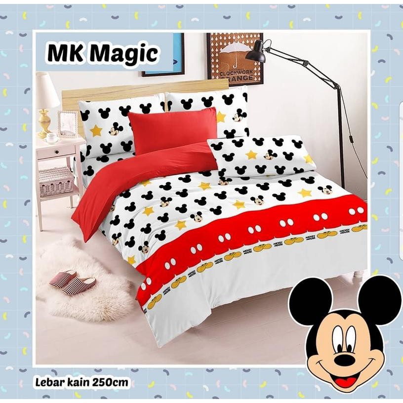 Sprei STAR Mickey Magic Putih