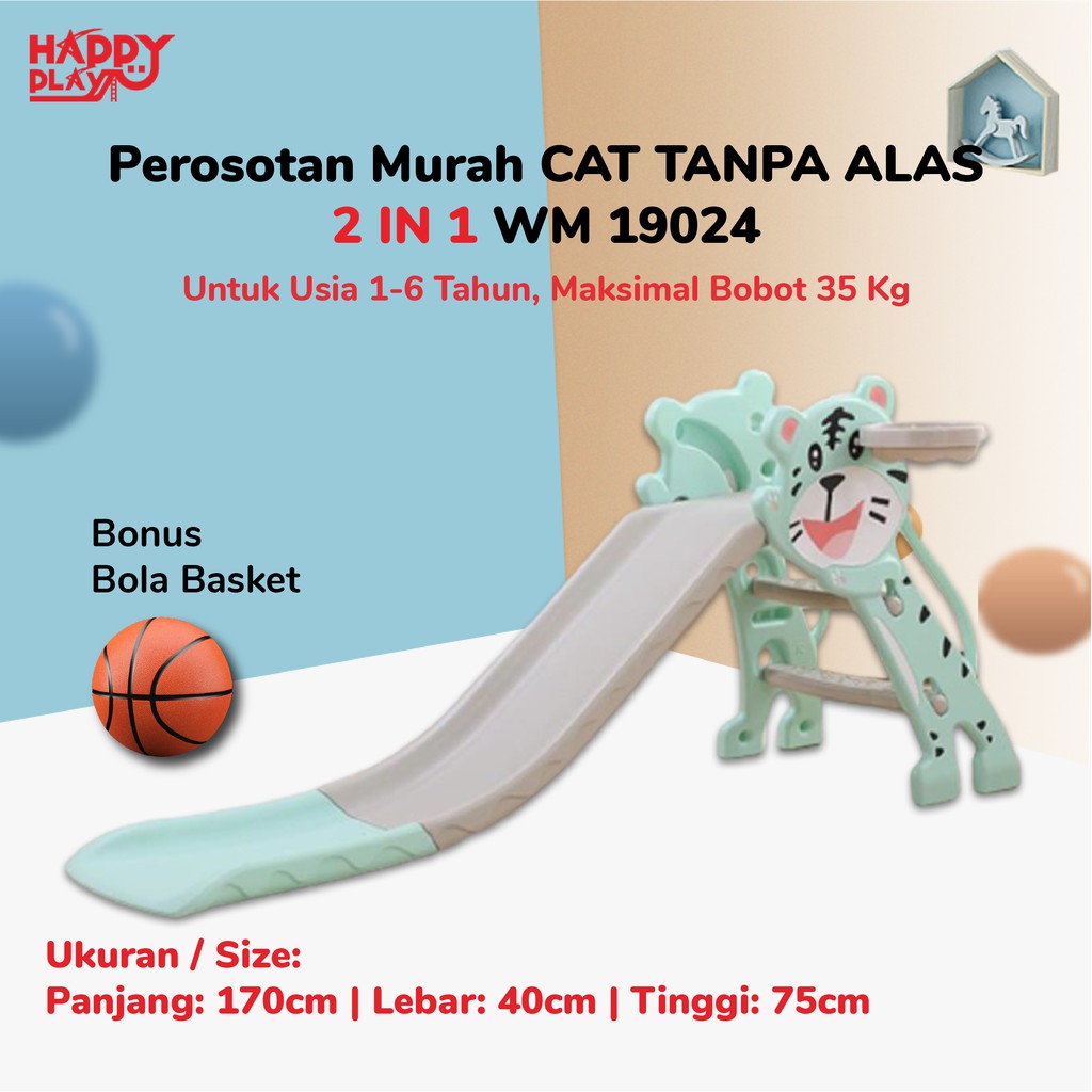 MAINAN PEROSOTAN KUCING ANAK DAPAT DILIPAT SERTA RING BASKET WM19024