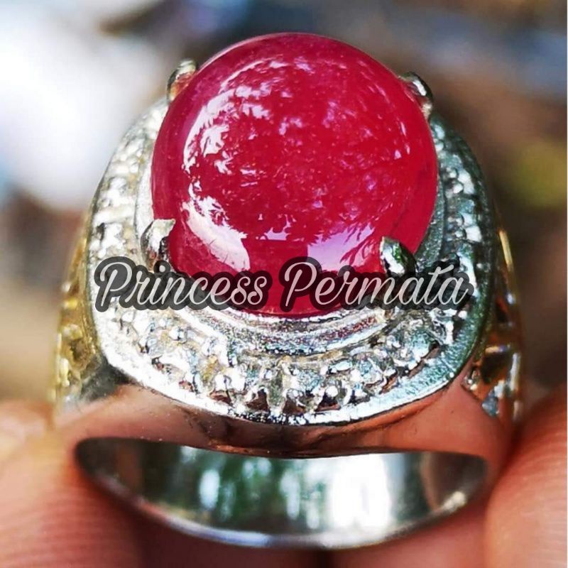 Batu Permata Natural Ruby Pigeon Burma Crystal Merah