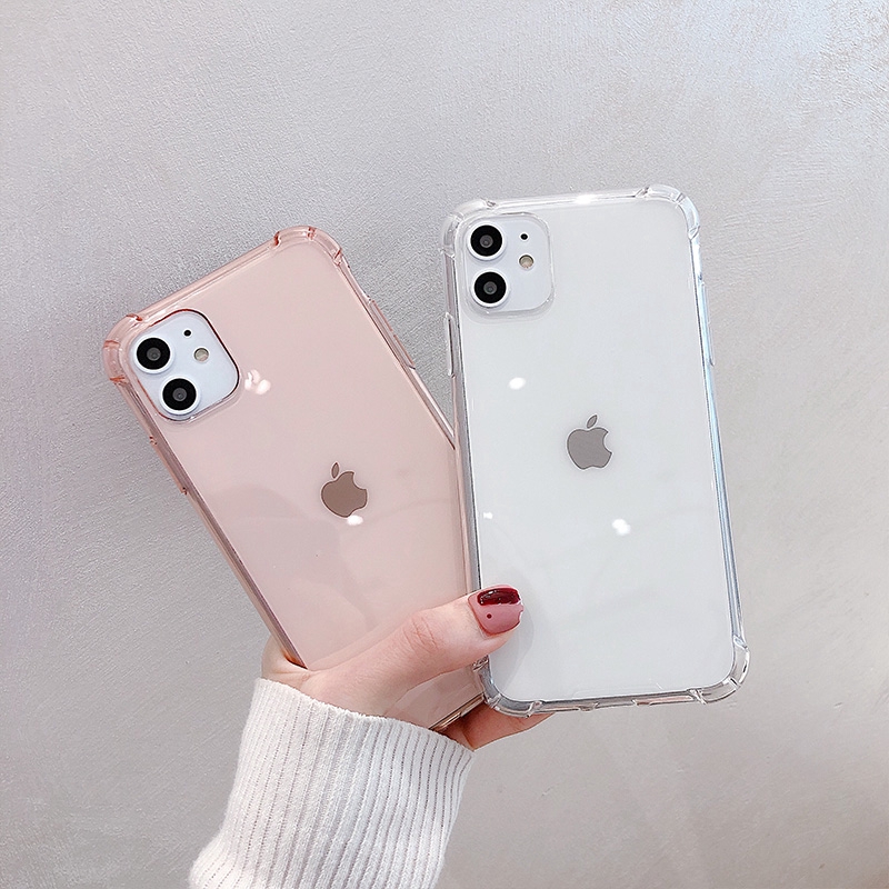 Case Kristal Bening Ultra Slim Tahan Banting Untuk Iphone 12promax 12 12pro X Xs Max Xr 6 6s 7 8 Plus Se 2020 12 Mini