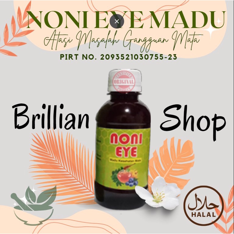 Noni Eye Madu Obat Kesehatan Mata Herbal Ampuh