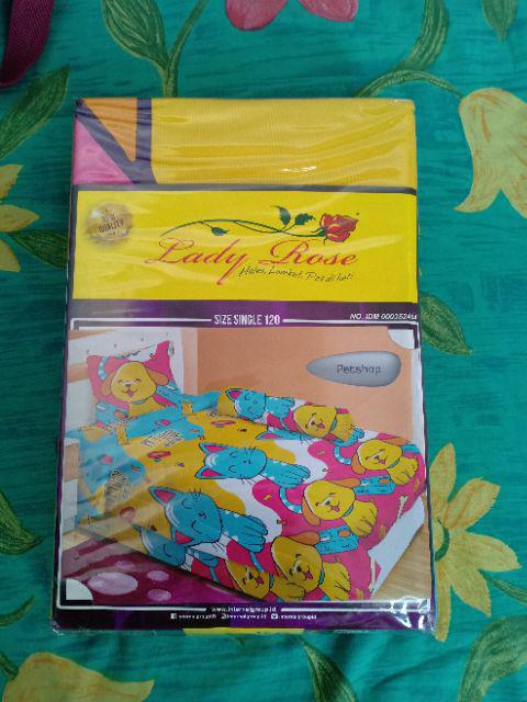 Sprei Lady Rose Single Ukuran 120x200 No 3 Karakter Anak Seprei Karet Adem Murah - Ijn Plaza